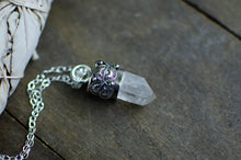 Load image into Gallery viewer, Himalayan Quartz Crystal Necklace in Sterling Silver