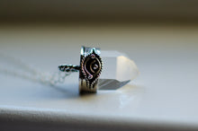 Load image into Gallery viewer, Phantom Quartz Evil Eye Pendant Neckalce