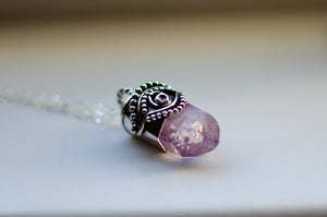 Veracruz Amethyst Evil Eye Necklace