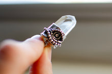 Load image into Gallery viewer, Evil Eye Phantom Quartz Pendant