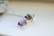 Load image into Gallery viewer, Veracruz Amethyst Evil Eye Necklace