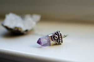 Veracruz Amethyst Evil Eye Necklace