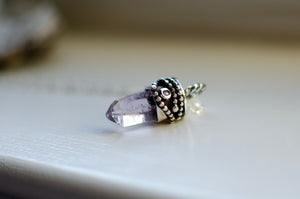 Veracruz Amethyst Evil Eye Necklace