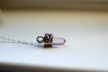 Load image into Gallery viewer, Veracruz Amethyst Evil Eye Necklace