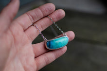 Load image into Gallery viewer, Kingman Turquoise Sterling Silver Necklace