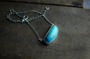 Kingman Turquoise Sterling Silver Necklace