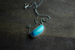 Kingman Turquoise Sterling Silver Necklace