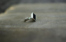 Load image into Gallery viewer, Sterling Silver Onyx Ring - Size 6.5
