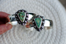 Load image into Gallery viewer, Snowville Variscite Cuff Bracelet - Size M to S (adjusted upon request)
