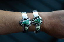 Load image into Gallery viewer, Snowville Variscite Cuff Bracelet - Size XL to S (adjusted upon request)