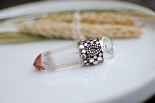 Load image into Gallery viewer, Phantom Quartz with Hematite Crystal Point Talisman