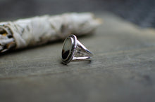 Load image into Gallery viewer, Dendritic Agate Ring in Sterling Silver - Size 8