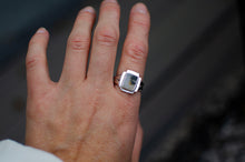 Load image into Gallery viewer, Dendritic Agate Ring in Sterling Silver - Size 8.5 - 8.75