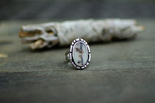 Load image into Gallery viewer, Dendritic Agate Ring in Sterling Silver - Size 9