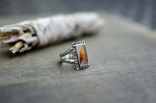 Load image into Gallery viewer, Dendritic Agate Ring in Sterling Silver - Size 8