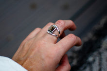 Load image into Gallery viewer, Dendritic Agate Ring in Sterling Silver - Size 7