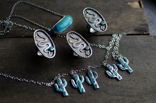 Load image into Gallery viewer, Kingman Turquoise Sterling Silver Necklace