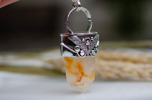 Golden Healer Quartz Talisman Pendant