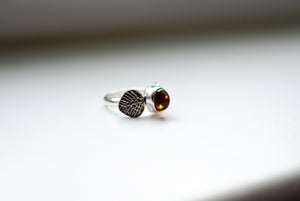 Amber Ring Stacker - Size 6