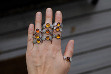 Load image into Gallery viewer, Amber Ring Stacker - Size 9