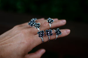 Handmade Succulent Sterling Silver Rings - schilverjewelry