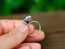 Load image into Gallery viewer, Handmade Succulent Sterling Silver Rings - schilverjewelry